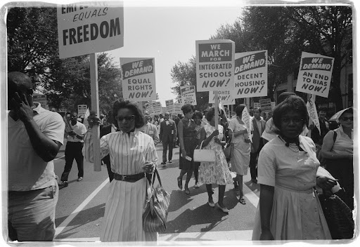 Civil rights march on Washington, D.C. / [WKL] (Courtesy of the Library of Congress Prints & Photographs Division)