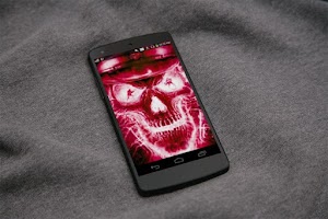 Neon Skull FBI Live Wallpaper APK capture d'écran Thumbnail #4