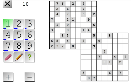 【免費解謎App】Samurai Sudoku Multiboard lite-APP點子