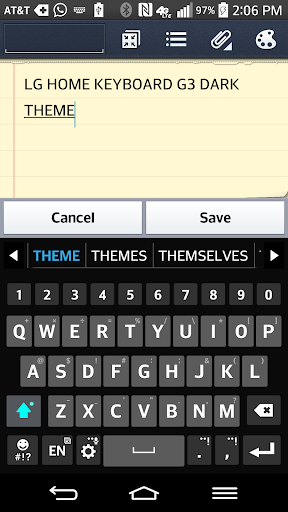 【免費個人化App】G3 Dark Keyboard LG THEME-APP點子
