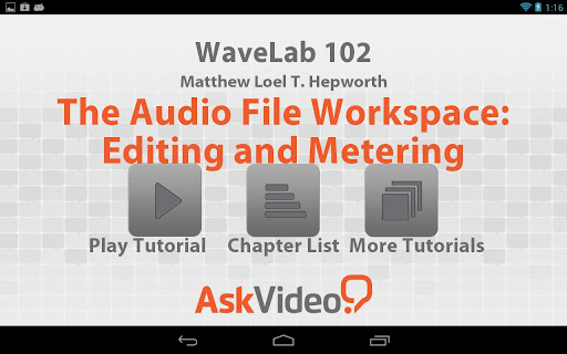 WaveLab - Editing Metering