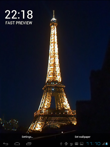 【免費個人化App】Paris Eiffel LIVE Wallpaper-APP點子