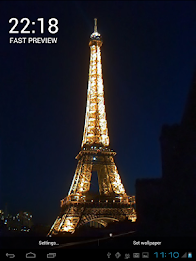Paris Eiffel LIVE Wallpaper poster 4