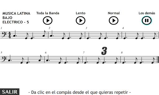【免費音樂App】Bajo Eléctrico Latino - Básico-APP點子