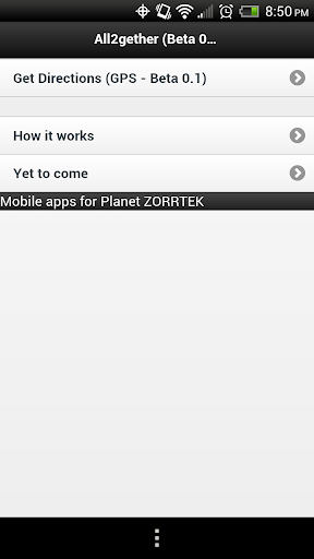 ZORRtek Test APP