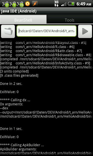 Old 1.x JavaIDEdroid