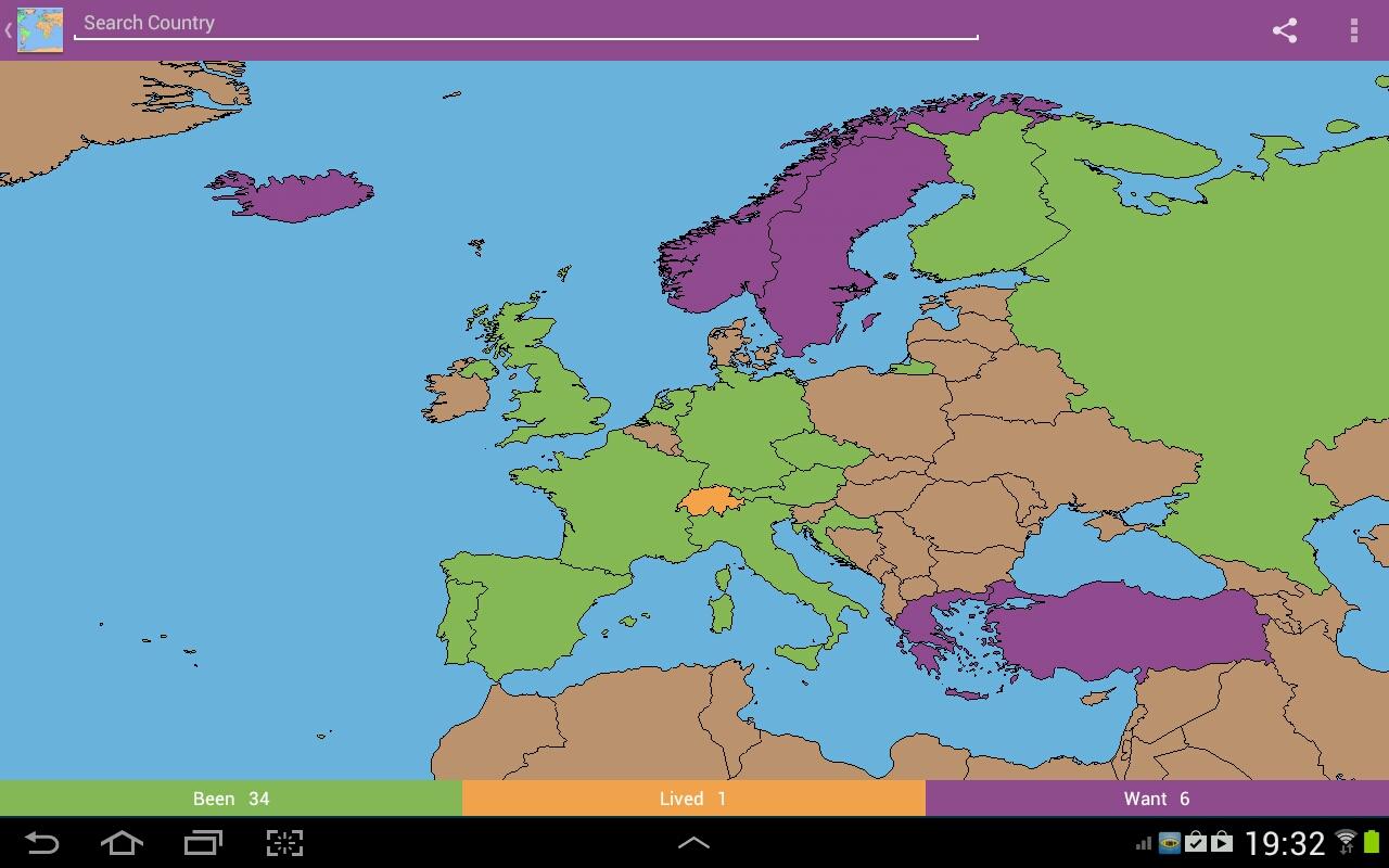 Countries Been - Android Apps on Google Play