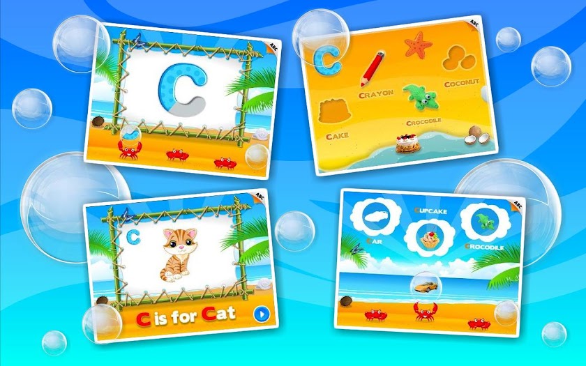 Kids Alphabet Aquarium School Screen 2
