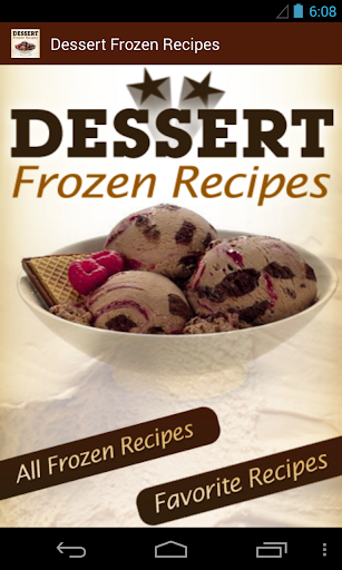 Dessert Frozen Recipes