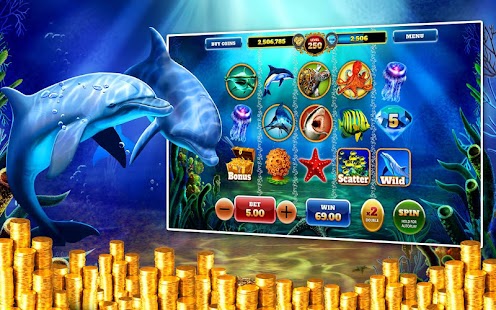 Dolphin Treasures Slots Pokies