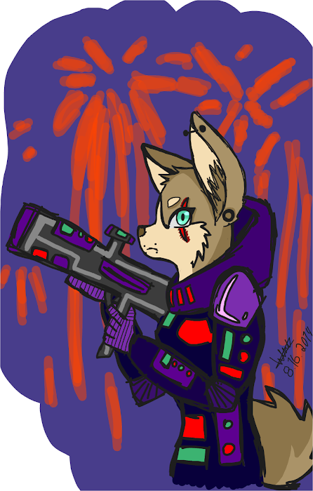 Killing Aliens And Making Blood Fireworks