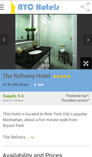 【免費旅遊App】New York Hotels-APP點子