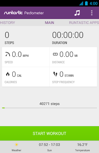 Runtastic Pedometer PRO计步器软件