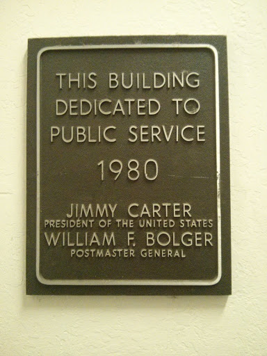 Public Service Building Dedication Plaque
