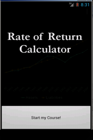 Rate of Return Calculator