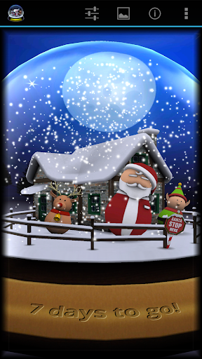 【免費個人化App】3D Christmas Advent Snow Globe-APP點子