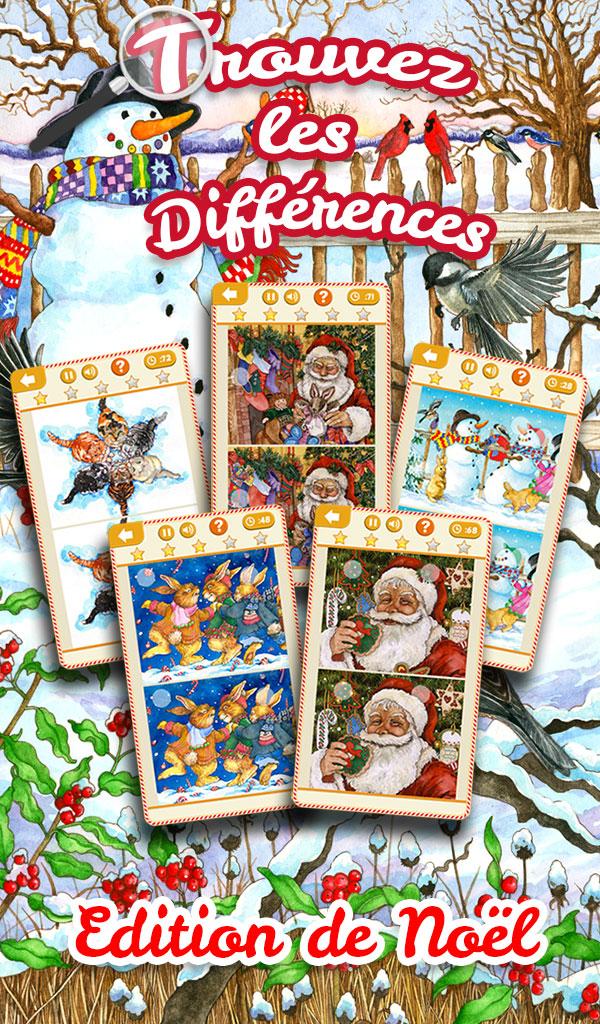 Android application Find the Differences Christmas screenshort