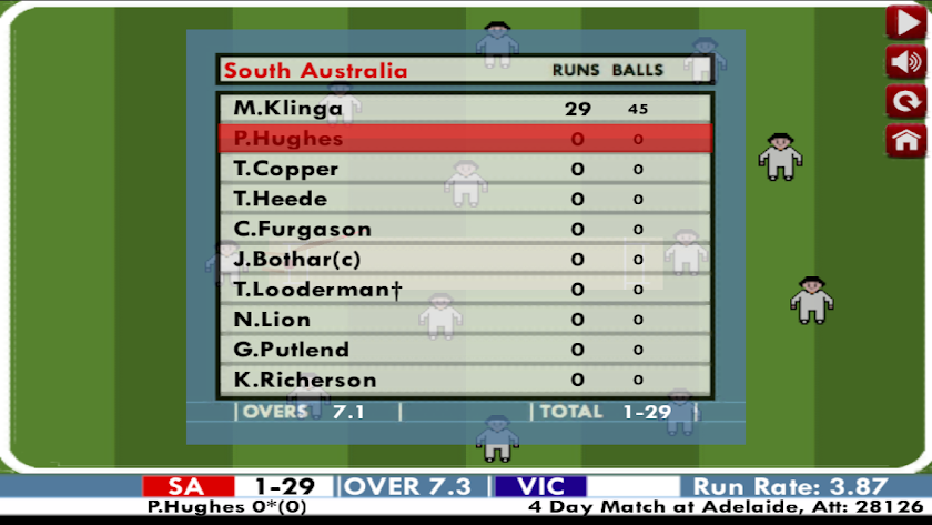 Fast Cricket: Australia Screen 3
