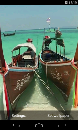 Boat Video Live Wallpaper