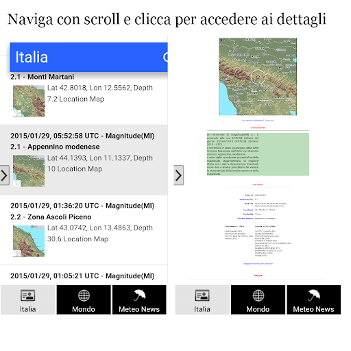 Terremoti Italia e Meteo