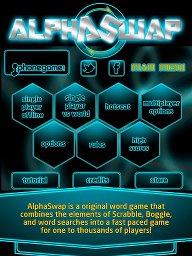 AlphaSwap Deluxe MMO Word Game