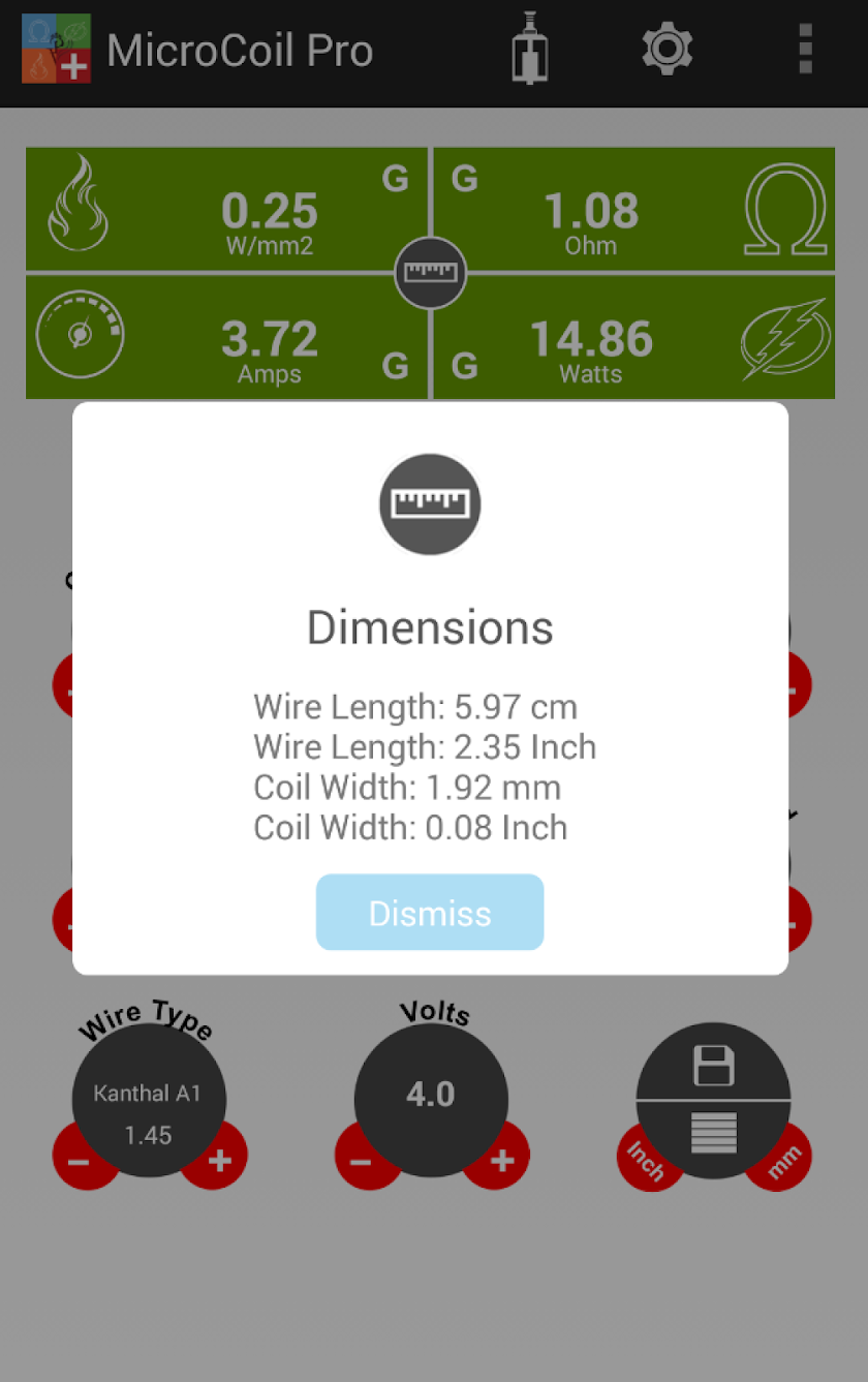MicroCoil Pro (Swiss VP) Screen 2