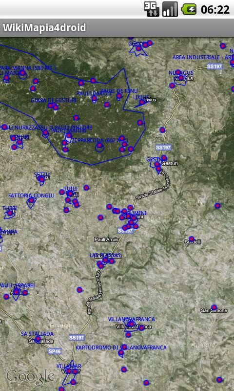 WikiMapia for Droid Screen 3