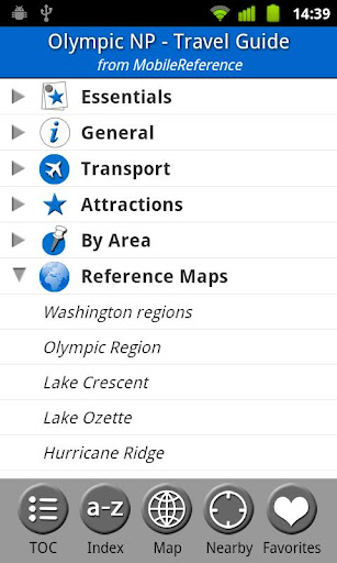 Olympic NP - FREE Guide Map