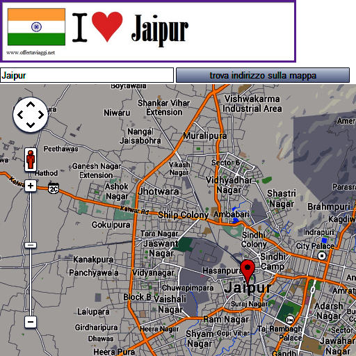 Jaipur map