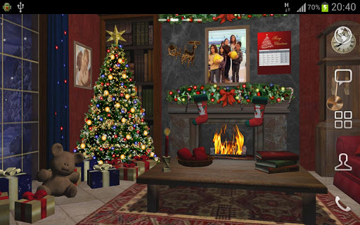 크리스마스 HD 라이브 배경 화면