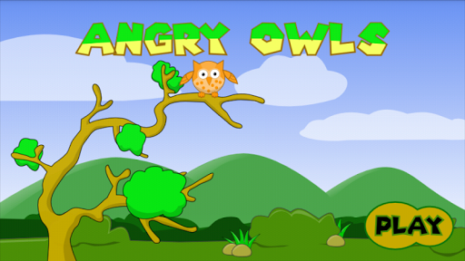 Angry Owls -Bow and Arrow game