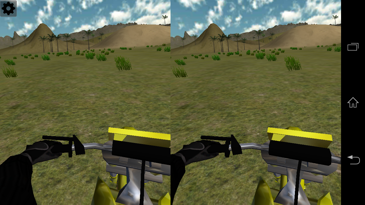 Android application VR Motorbike screenshort