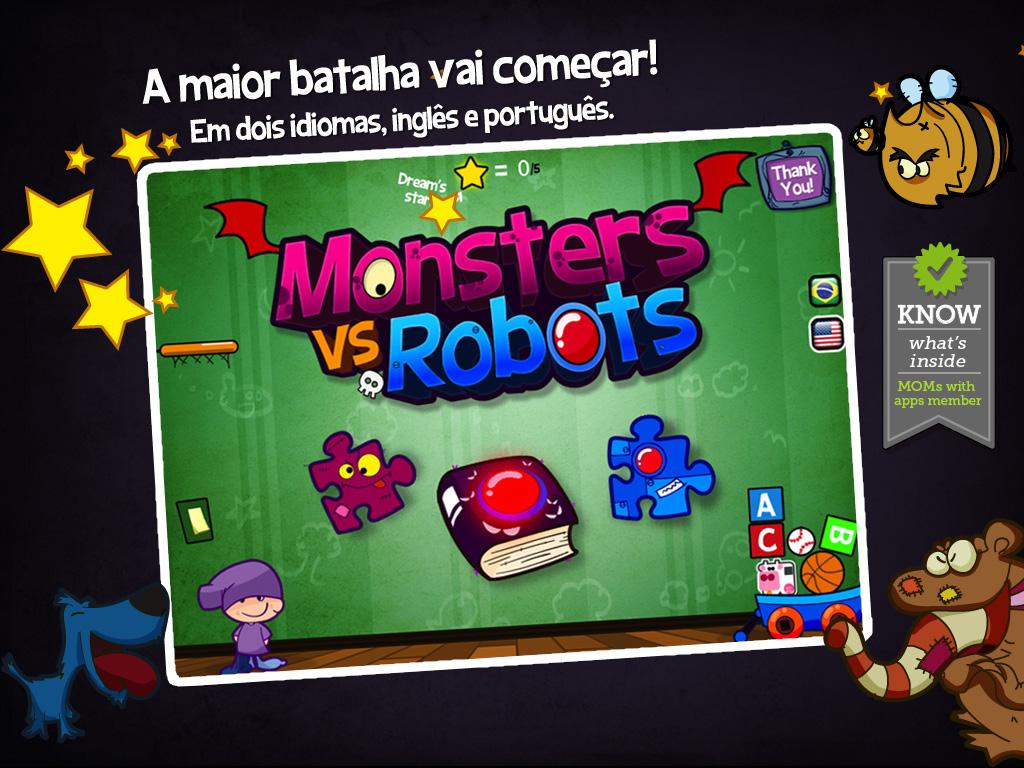 Android application Monsters vs Robots screenshort