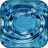 Animated water background mobile app icon