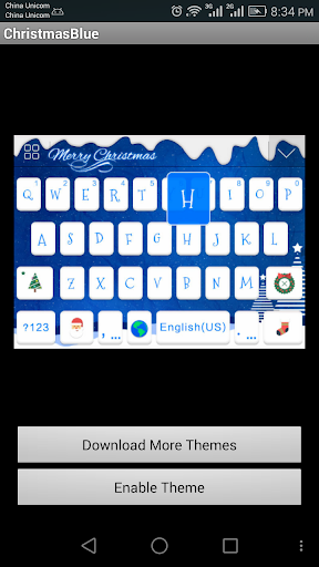免費下載工具APP|ChristmasBlue Theme-iKeyboard app開箱文|APP開箱王