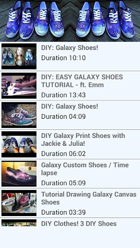 Galaxy Shoes Tutorial