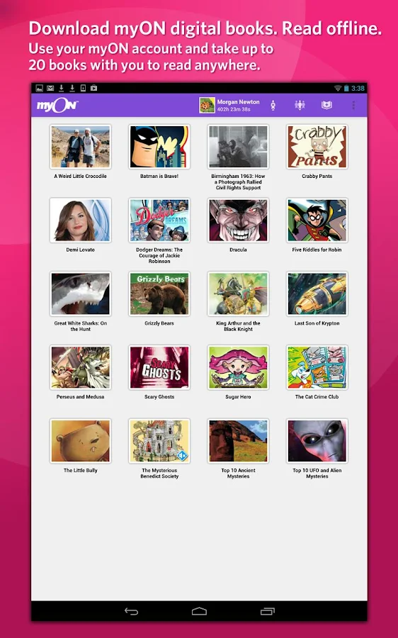   myON- screenshot 