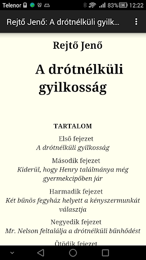 【免費書籍App】Rejtő:A drótnélküli gyilkosság-APP點子