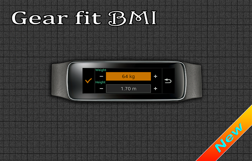 BMI for Gear Fit Screen 3