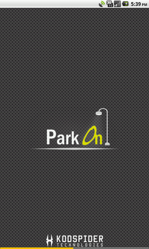 Android application ParkOn screenshort