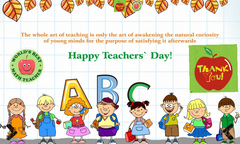Awesome 22 Teachers Day Matter For Greeting Card