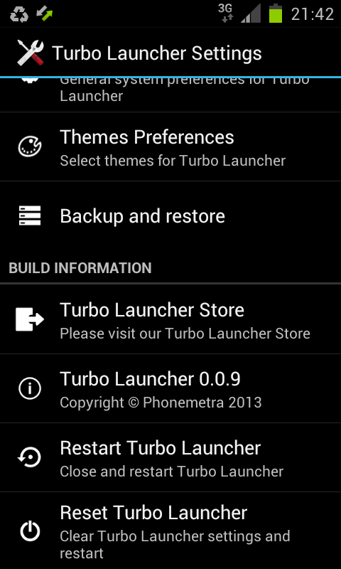 Turbo Launcher - screenshot