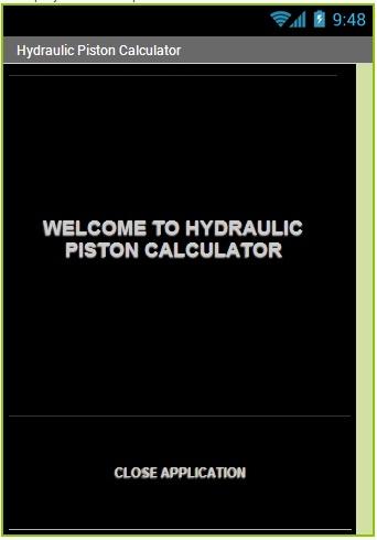 Hydraulic Piston Calculator