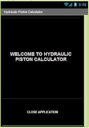 Hydraulic Piston Calculator poster 1