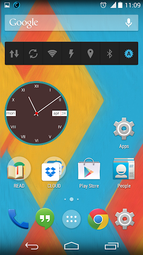 analog clocks zooper skin