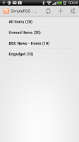 SimpleRSS Free - feed reader APK Screenshot #1