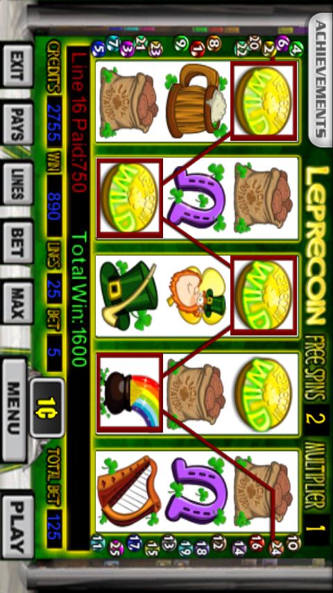 Leprecoin Slot Machine Screen 2