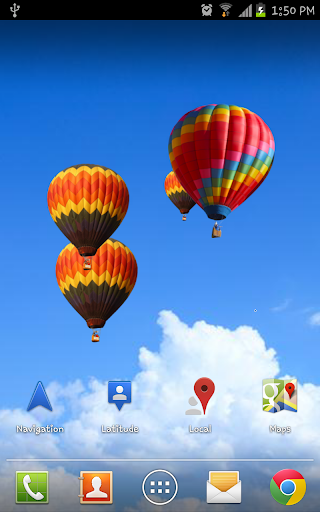 Hot Air Balloon Live Wallpaper