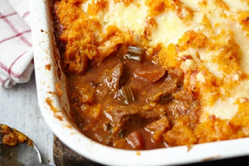 Family meals: Easy beef stew with sweet potato topping