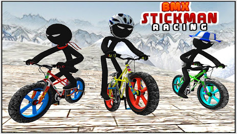 BMX Stickman Racing poster 8